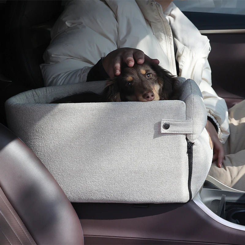 Portable Dog Carrier and Safety Travel Bed for Small Dogs and Cats