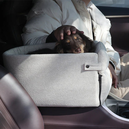 Portable Dog Carrier and Safety Travel Bed for Small Dogs and Cats