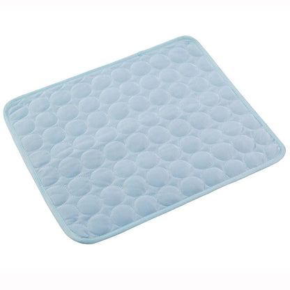 Cooling Ice Silk Pet Bed for Dogs and Cats - Ideal for Summer Comfort