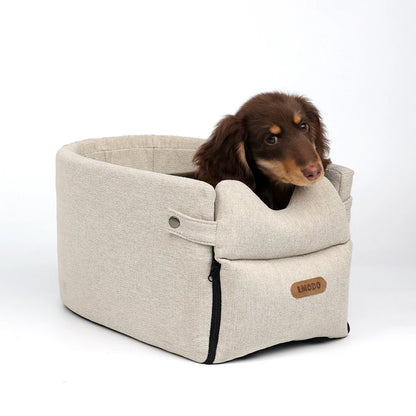 Portable Dog Carrier and Safety Travel Bed for Small Dogs and Cats