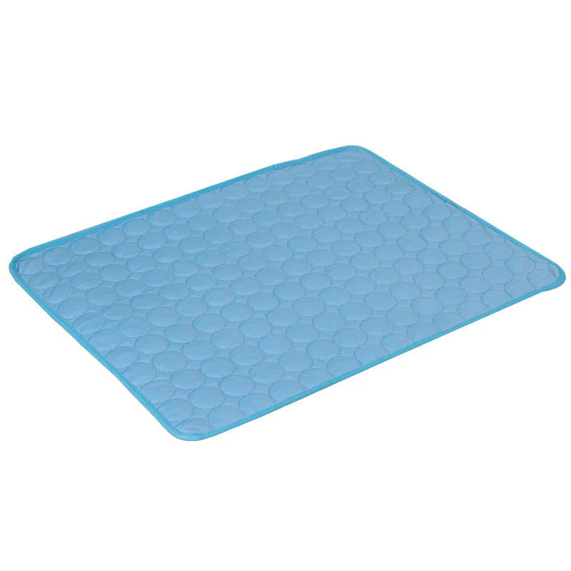 Cooling Ice Silk Pet Bed for Dogs and Cats - Ideal for Summer Comfort