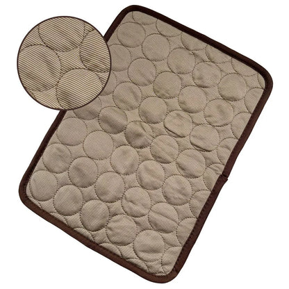 Cooling Ice Silk Pet Bed for Dogs and Cats - Ideal for Summer Comfort