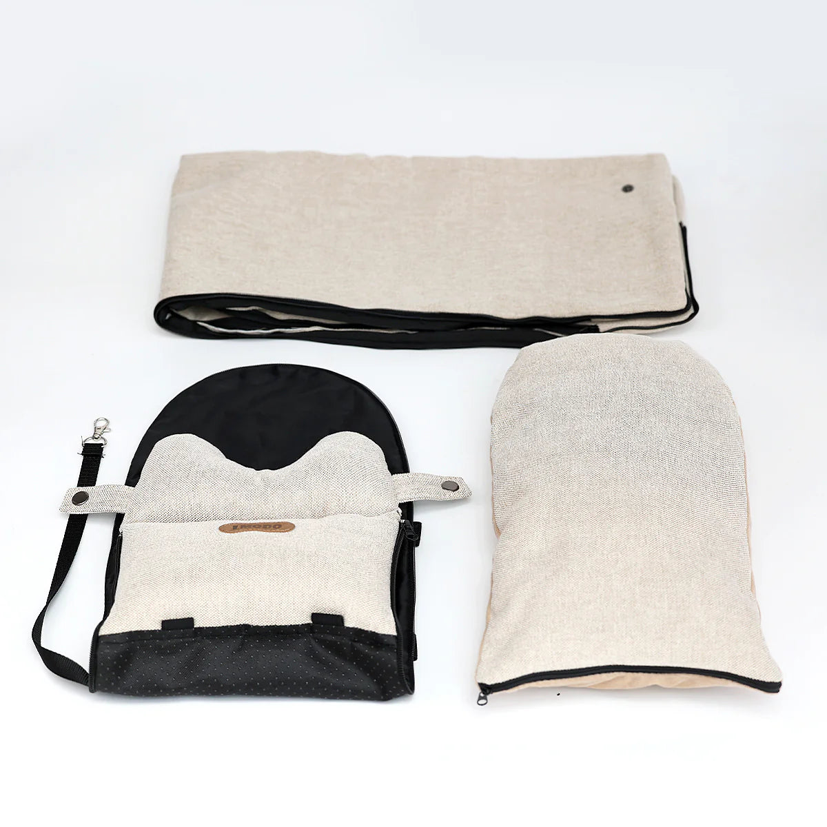 Portable Dog Carrier and Safety Travel Bed for Small Dogs and Cats